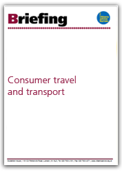 Consumer, travel and transport briefing cover