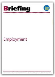 Employment briefing cover