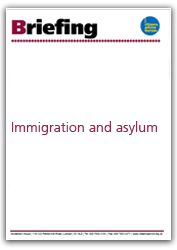 Immigration and asylum briefing cover